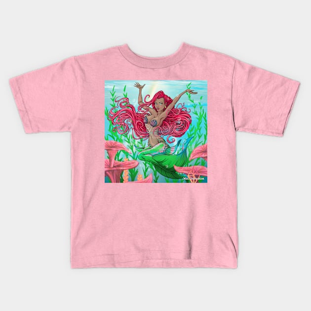 Be Free Kids T-Shirt by Mei.illustration